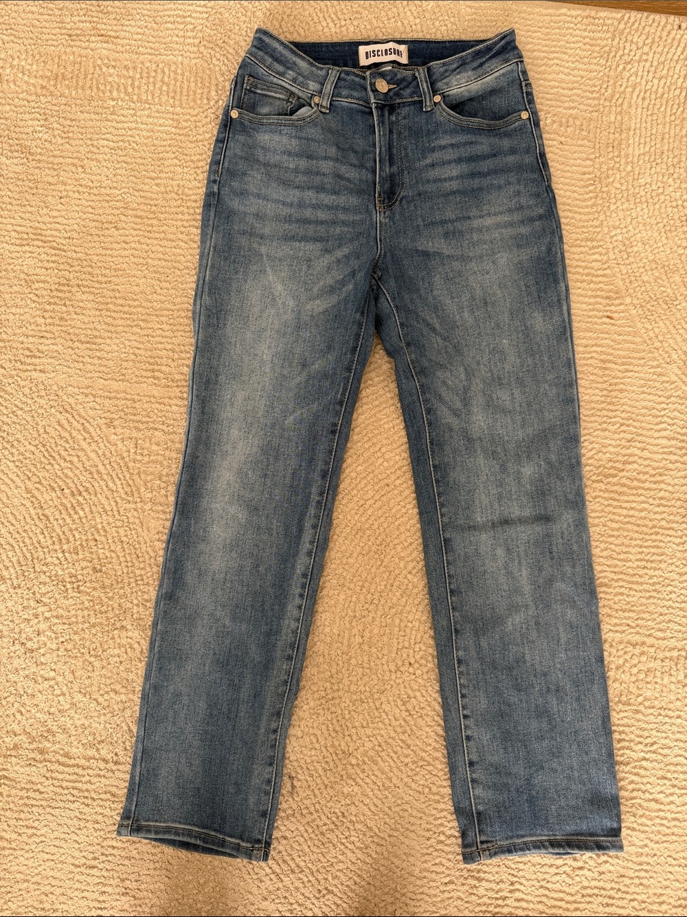 Madewell Classic Straight-Leg Jeans in Mid Blue